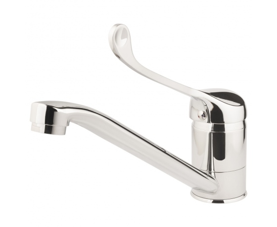 Фото 4 - Смеситель s12 Ø40 медицинский излив прямой 250мм на шпильке AQUATICA (9712140)