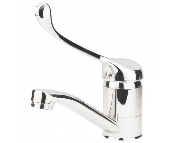 Фото 4 - Смеситель s12 Ø40 медицинский излив прямой 150мм на шпильке AQUATICA (9712150)