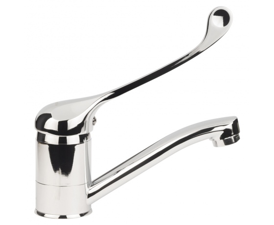 Фото 5 - Смеситель s12 Ø40 медицинский излив прямой 150мм на шпильке AQUATICA (9712150)