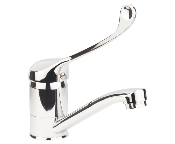 Фото 2 - Смеситель s12 Ø40 медицинский излив прямой 150мм на шпильке AQUATICA (9712150)