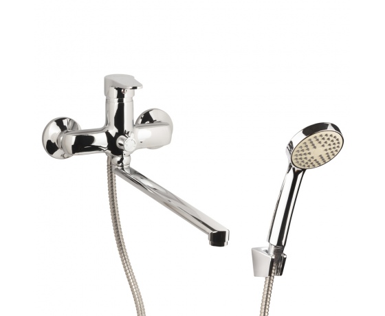 Фото 2 - Смеситель s31 Ø35 для ванны излив прямой 350мм дивертор встроенный картриджный AQUATICA (9731220)