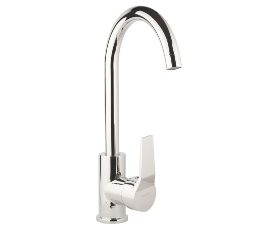 Фото 3 - Смеситель s45 Ø40 для кухни излив высокий ухо на гайке AQUATICA (9745100)