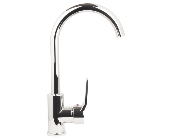 Фото 5 - Смеситель s45 Ø40 для кухни излив высокий ухо на гайке AQUATICA (9745100)