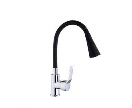 Фото 2 - Смеситель s45 Ø35 для кухни излив рефлекторный на гайке AQUATICA (9745110)