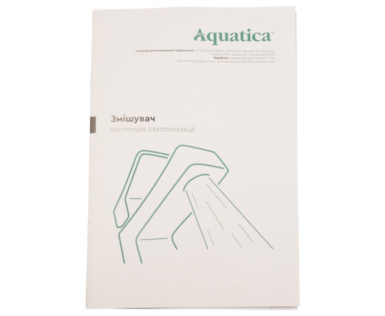 Фото 9 - Смеситель s55 Ø40 для кухни излив высокий ухо на гайке AQUATICA (9755100)