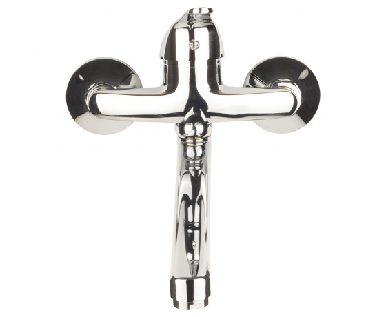 Фото 3 - Смеситель s55 Ø40 для кухни излив прямой 250мм настенный AQUATICA (9755120)