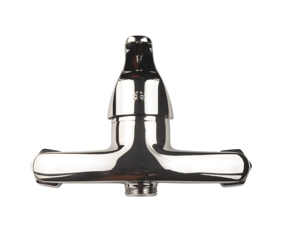 Фото 5 - Смеситель s55 Ø40 для кухни излив прямой 250мм настенный AQUATICA (9755120)