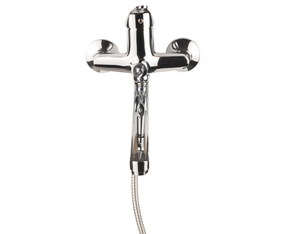 Фото 3 - Смеситель s55 Ø40 для ванны излив прямой 350мм дивертор встроенный картриджный AQUATICA (9755220)