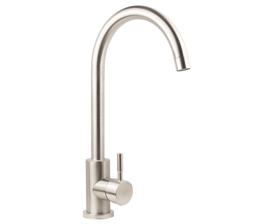 Фото 4 - Смеситель s20 Ø35 для кухни излив ухо на гайке (без шлангов) SS TAU (9820131)