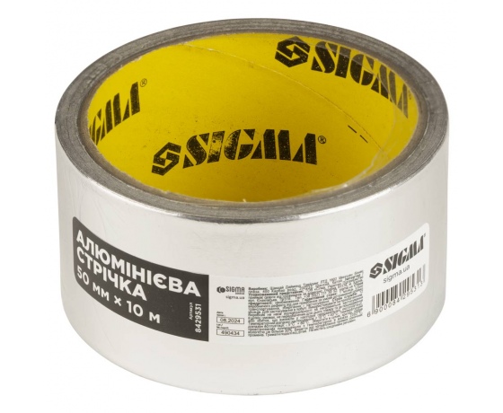 Фото 2 - Лента алюминиевая 50мм×10м SIGMA (8429531)