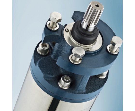 Фото 3 - Насос центробежный 380В 22кВт H 168(94)м Q 1300(1000)л/мин Ø145мм колеса нерж сталь+пульт (из 3х частей) DONGYIN 6SP60-12 (7777693)