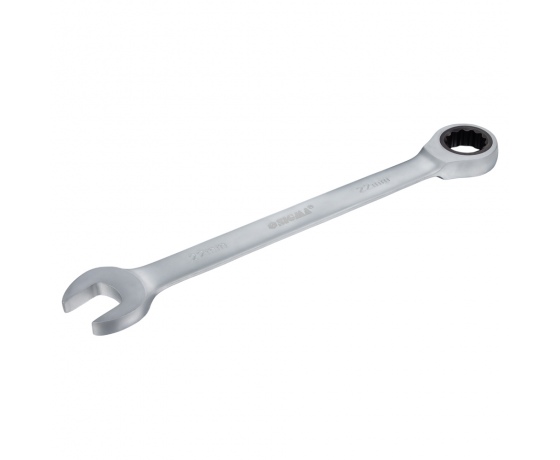 Фото 4 - Ключ рожково-накидной трещоточный 22мм CrV polished SIGMA (6022221)