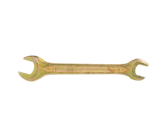 Фото 2 - Ключ рожковый 10×12мм желтый цинк SIGMA (6025121)