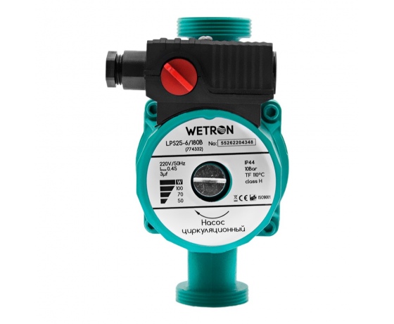 Фото 4 - Насос циркуляционный 75Вт Hmax 4м Qmax 40л/мин Ø1 1/2