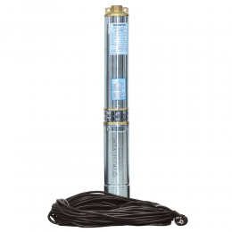 Насос центробежный скважинный 0.37кВт H 44(33)м Q 100(60)л/мин Ø102мм (кабель 25м) AQUATICA (DONGYIN) 4SEm4/6 (777470)