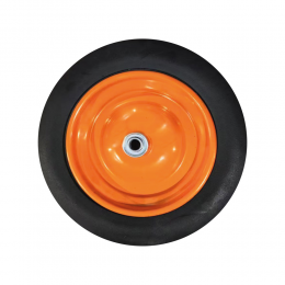 Колесо для тачки бескамерное резиновое 14