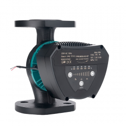 Насос циркуляционный энергосберегающий фланц 8-130Вт Hmax 8м Qmax 133л/мин DN40 220мм + ответн флан AQUATICA GPA40-8F/220 IV (774084)