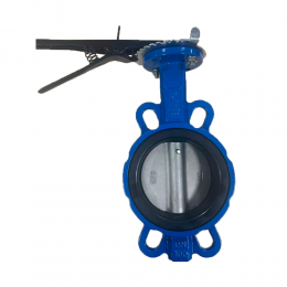 Затвор межфланцевый «баттерфляй» 4'' корпус чугун (GGG50) диск чугун (GGG50) EPDM PN16 FLORA (5080214)