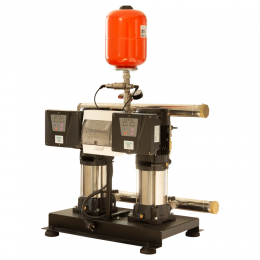 Станция повышения давления 2×1.5кВт Hmax 74м Qmax 100л/мин 8л + частотное регулирование LEO 3.0 (2EVPm4-6-2AVF-2.2M-8)