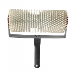 Валик игольчатый аэрационный для наливного пола 120×400мм с ручкой (рамкообразная) белая иголка SIGMA (8313621)