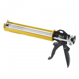 Пистолет для герметиков полуоткрытый усиленный 3 штока 225мм SIGMA (2723041)