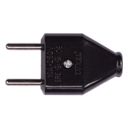 Вилка Luxel плоская без заземления (1106)