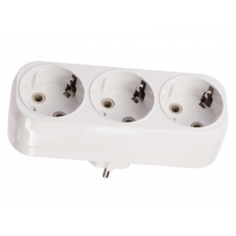 Тройник Luxel вертикальный с заземлением (1018)