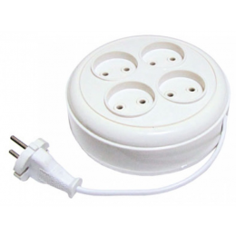 Сетевой удлинитель Luxel Украинская рулетка 4 розетки 5м (1023)