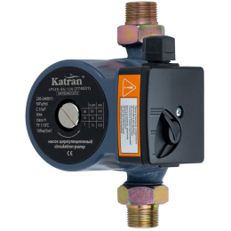 Насос циркуляционный 100Вт Hmax 6м Qmax 75л/мин Ø1