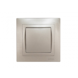 Выключатель Luxel BRAVO (5402) антрацитовый