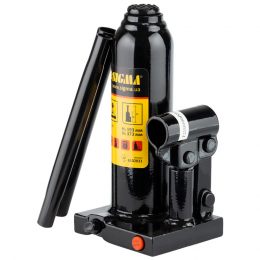 Домкрат гидравлический бутылочный 3т H 193-373мм (кейс) SIGMA (6102031)
