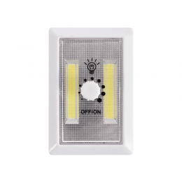 Светодиодный ночник с регулятором яркости Luxel  на батарейках 3W (NLB-01W)