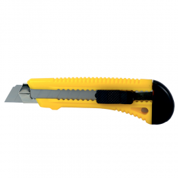 Нож строительный (пластиковый корпус) лезвие 18мм автоматический замок SIGMA (8213021)