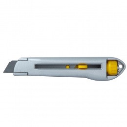 Нож строительный (металлический корпус) лезвие 18мм винтовой замок SIGMA (8211011)