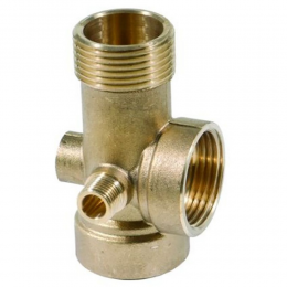 Соединитель пятивыводной 80мм 1”М×1”F×1”F×1/4”M×1/4”F AQUATICA (779598)