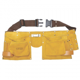 Пояс слесарный (кожаный) 11 карманов GRAD (9450765)