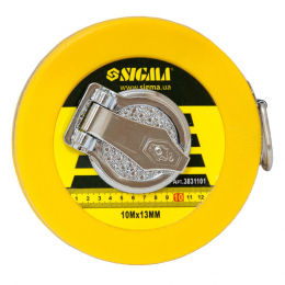 Рулетка стекловолокно 10м×13мм SIGMA (3831101)