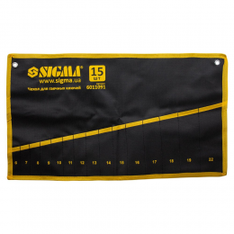 Чехол для гаечных ключей 15шт SIGMA (6011091)
