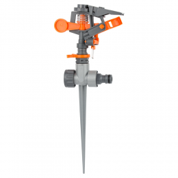 Дождеватель импульсный на металлическом колышке (пластик) FLORA (5013234)