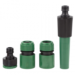 Набор для полива: насадка распылитель 2-х режимная 2 коннектора+адаптер GRAD (5012605)