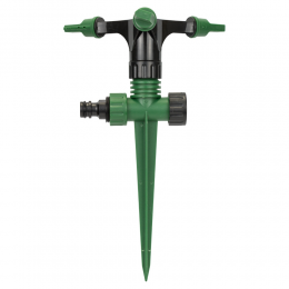 Дождеватель круговой на пластиковом колышке с боковой подачей GRAD (5014115)