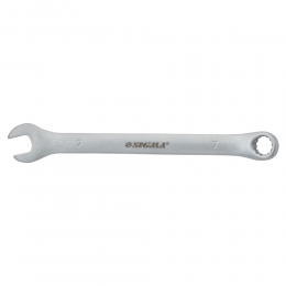 Ключ рожково-накидной 7мм CrV satine с подвесом SIGMA (6021521)