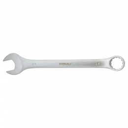 Ключ рожково-накидной 24мм CrV satine с подвесом SIGMA (6021691)