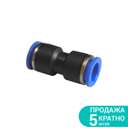 Соединение цанговое (прямое) Ø6×6мм SIGMA (7026021)