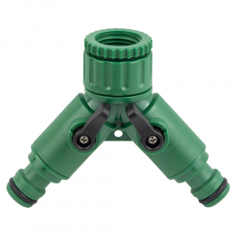 Кран распределительный с адаптерами 1/2