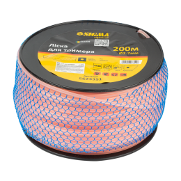 Леска для триммера армированный квадрат Ø2.7мм 200м катушка SIGMA (5623351)