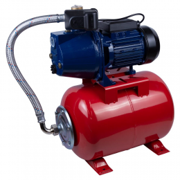 Станция 1.1кВт Hmax 45м Qmax 85л/мин (самовсасывающий насос) 24л Украина WETRON (775035/24)