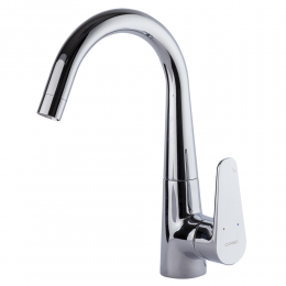 Смеситель MAGGIORE Ø40 для кухни J-излив на гайке CORSO (BE-4B122C) (9608100)