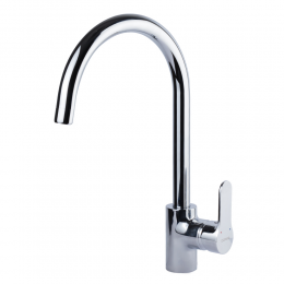 Смеситель RIVA Ø35 для кухни J-излив на гайке CORSO (DE-4B139C) (9629100)