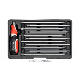 Набір викруткових насадок з тримачем YATO 12 шт